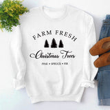 Printed Loose Round Neck Tops Long Sleeve Simple Round Neck Sweater