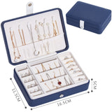 Jewelry Organizer Portable Necklace Earrings Rings Jewelry Box Packaging PU Leather Storage Joyeros Organizador De Joyas