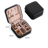 Jewelry Organizer Portable Necklace Earrings Rings Jewelry Box Packaging PU Leather Storage Joyeros Organizador De Joyas